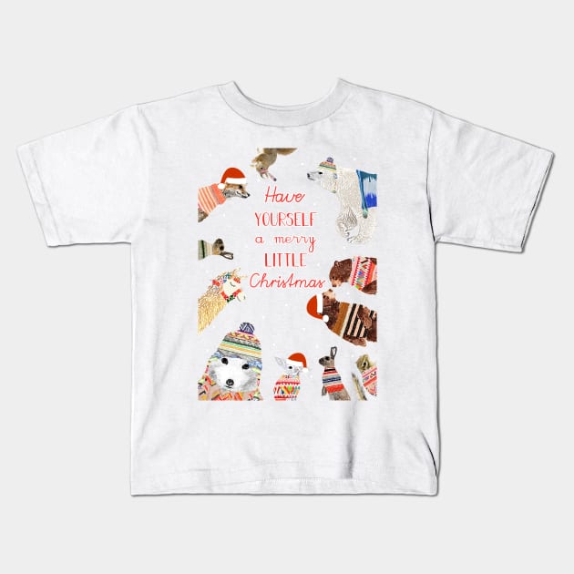 Have yourself a merry little xmas Kids T-Shirt by GreenNest